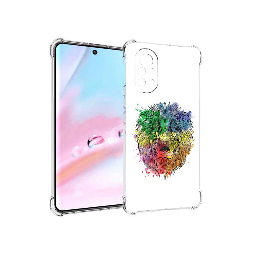 

Чехол MyPads разноцветный гордый лев для Huawei Nova 8 (ANG-LX1), Прозрачный, Tocco