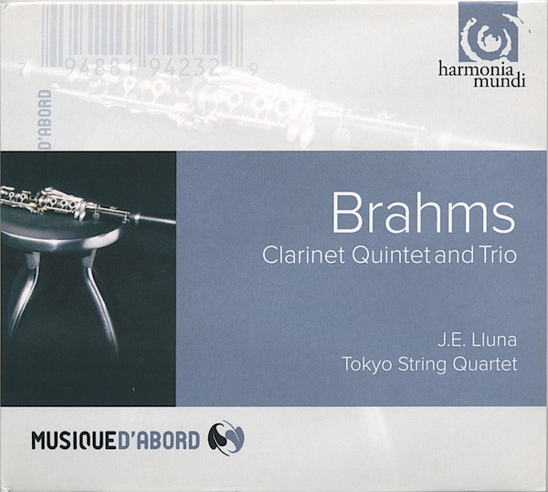 

Brahms Clarinet Quintet And Trio. Juan Enric Lluna / Tokyo String Quartet (1 CD)