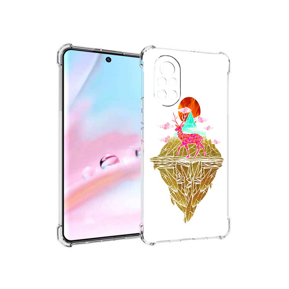 

Чехол MyPads розовый олень абстракция для Huawei Nova 8 (ANG-LX1), Прозрачный, Tocco