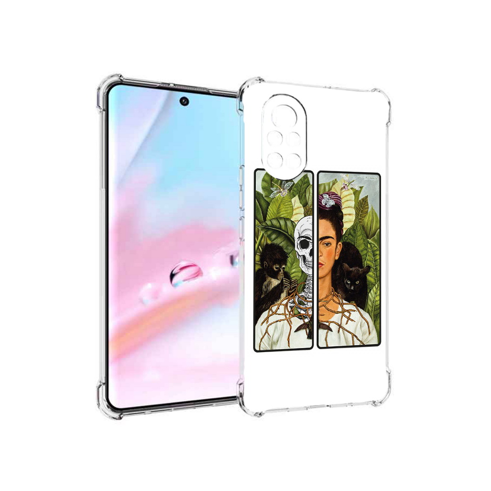 

Чехол MyPads сдвоенная картинка девушка скелет для Huawei Nova 8 (ANG-LX1), Прозрачный, Tocco