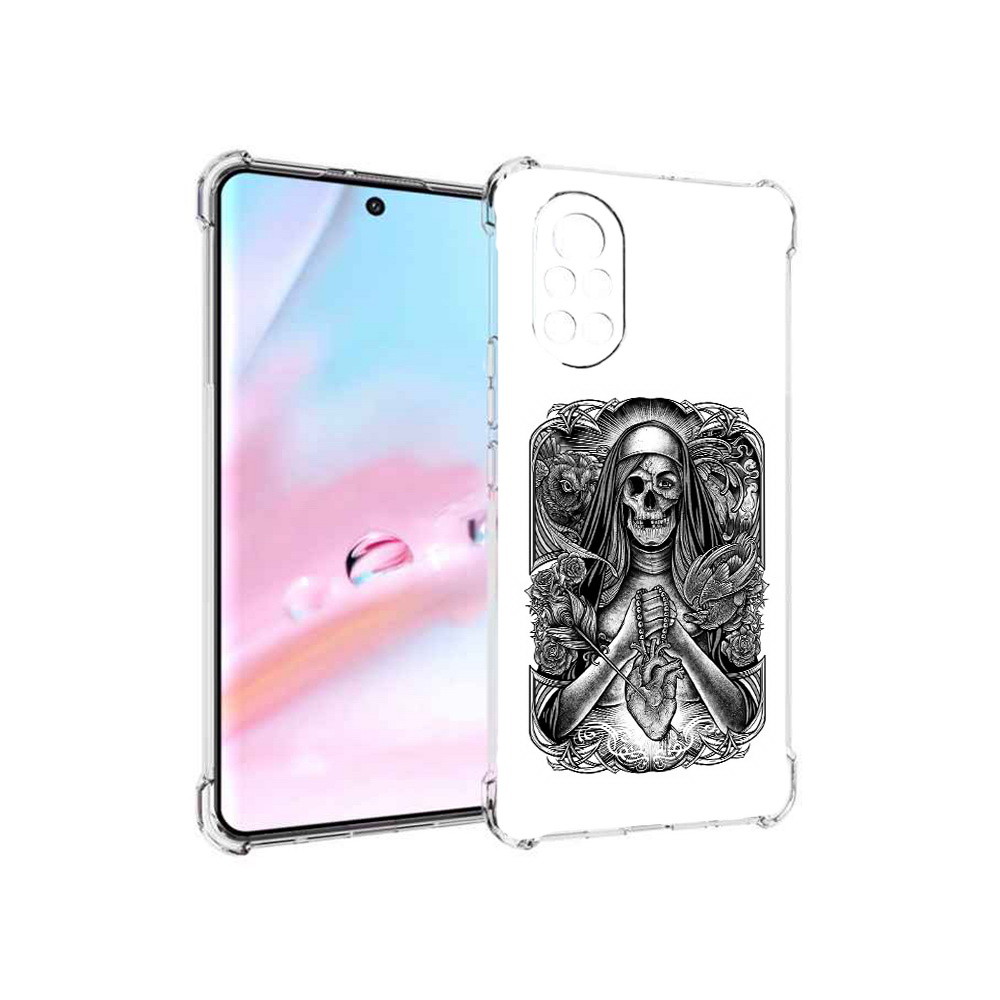 

Чехол MyPads скелет с сердцем для Huawei Nova 8 (ANG-LX1), Прозрачный, Tocco