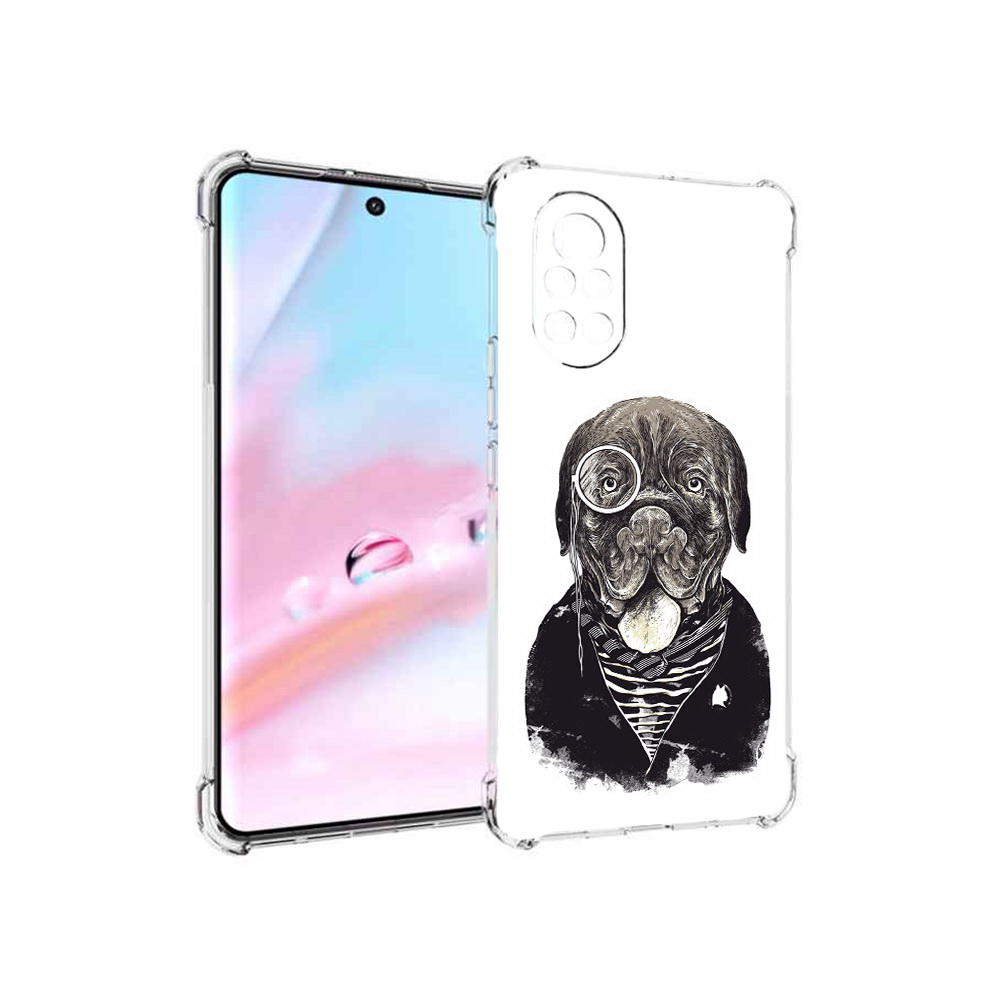 

Чехол MyPads солидный песик для Huawei Nova 8 (ANG-LX1), Прозрачный, Tocco