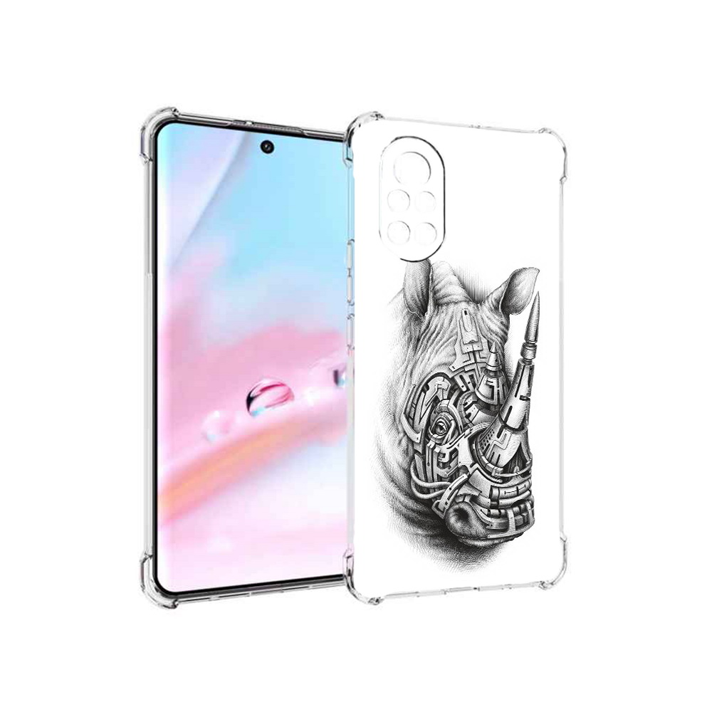 

Чехол MyPads стальной носорог для Huawei Nova 8 (ANG-LX1), Прозрачный, Tocco