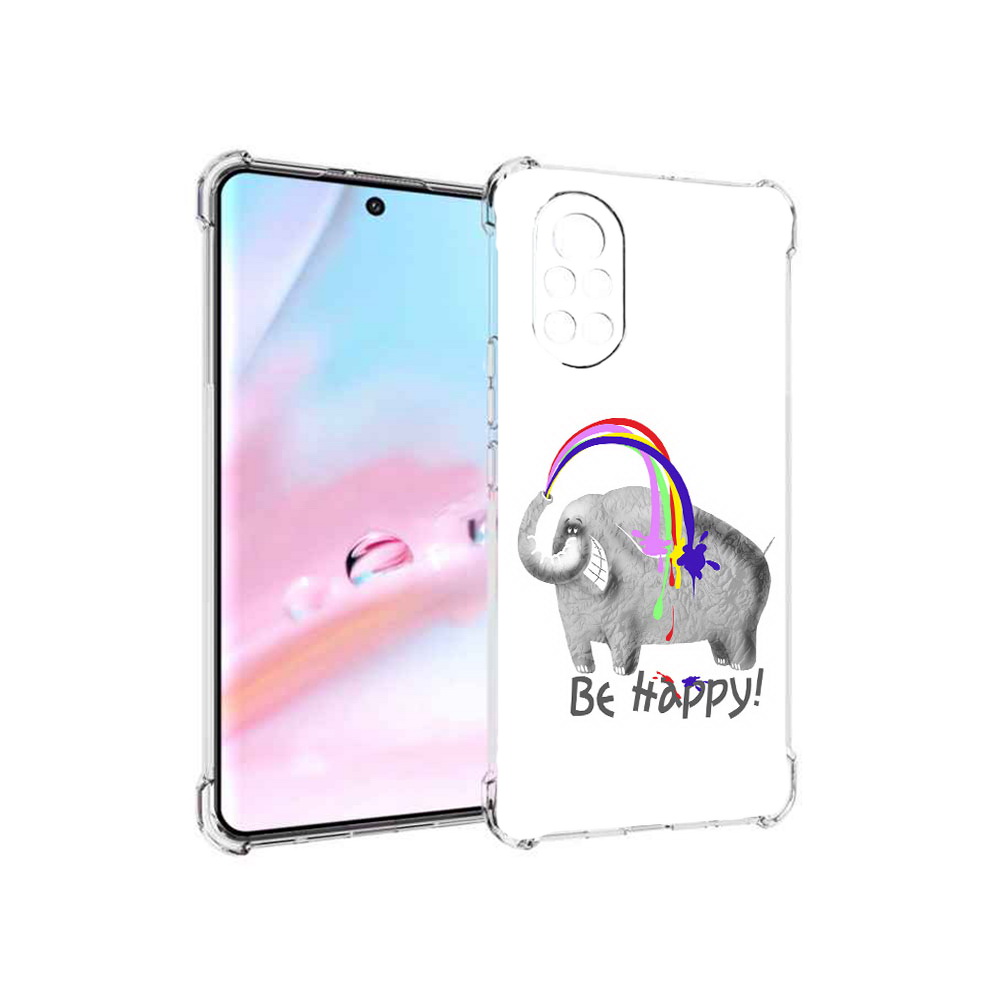 

Чехол MyPads счастливый слон для Huawei Nova 8 (ANG-LX1), Прозрачный, Tocco