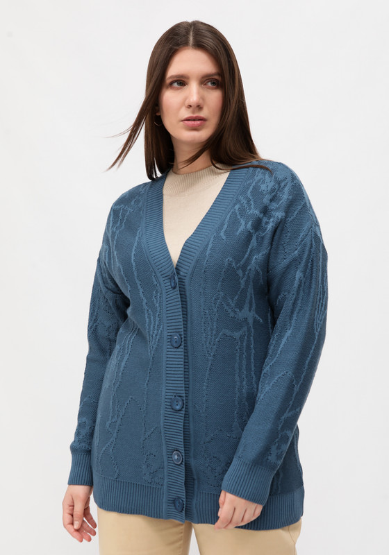 

Кардиган женский Vivawool 312392 синий 60 RU, 312392