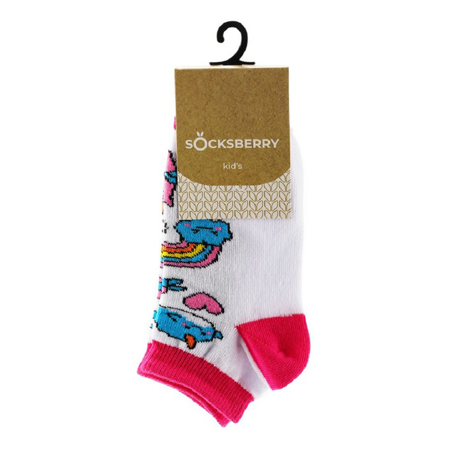

Носки детские Socksberry, Радуга на белом, р. 18, Белый