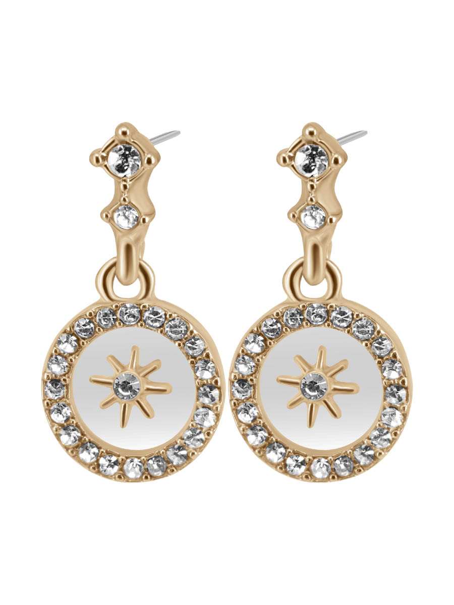 

Серьги из бижутерного сплава OTOKODESIGN 2-60348, стразы, 2-60348