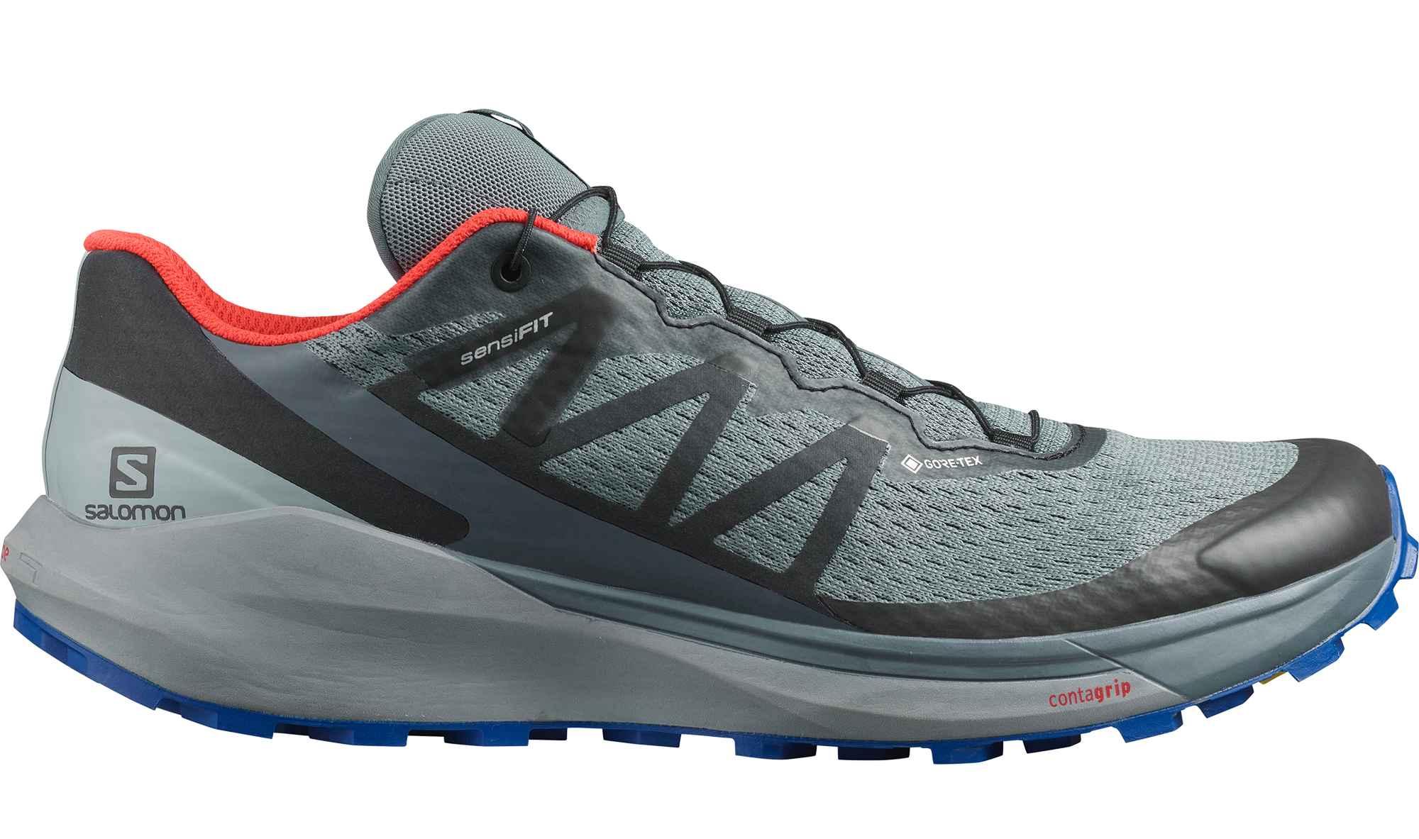 Кроссовки мужские Salomon Sense Ride 4 Invisible Gtx Sto серые 11.5 UK