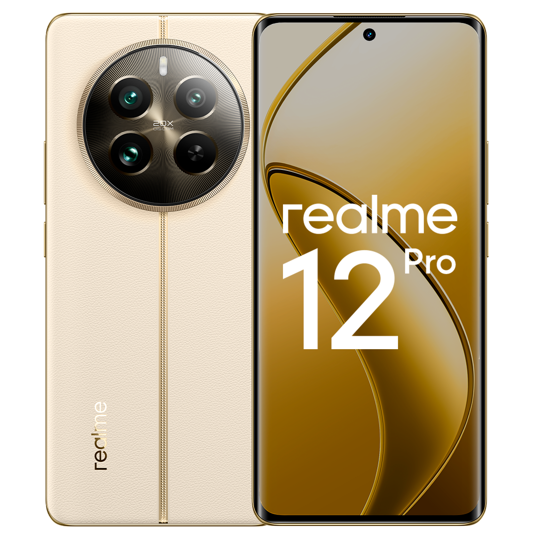 

Смартфон Realme RMX3842 12 Pro 5G 8/256Gb бежевый песок, 12 Pro 5G