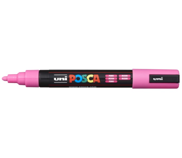 

Маркер Uni Posca 5M 1,8-2,5мм, Розовый