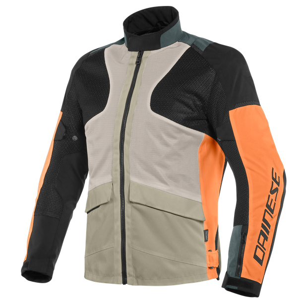 фото Dainese куртка текстильная dainese air tourer tex frost-gray/flame-orange/black (р.60)