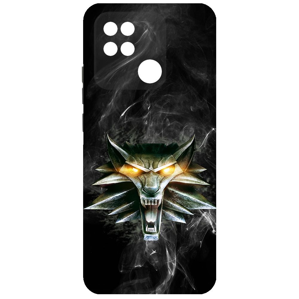 

Чехол-накладка Krutoff Soft Case Ведьмак. Школа Волка для Xiaomi Redmi 10C черный