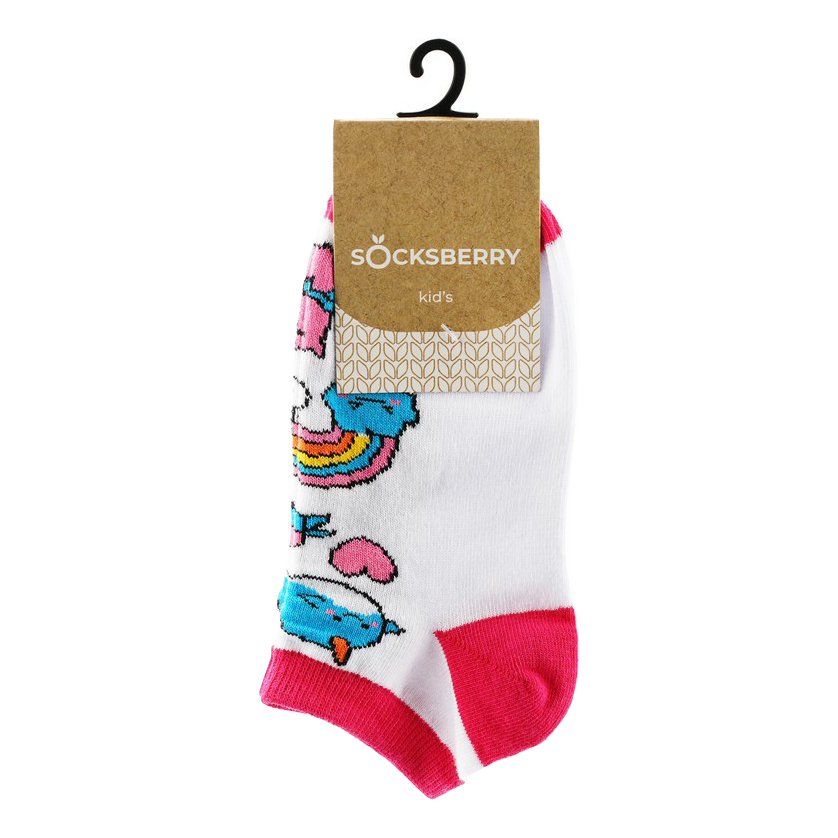 

Носки детские Socksberry, Радуга на белом, р. 20, Белый