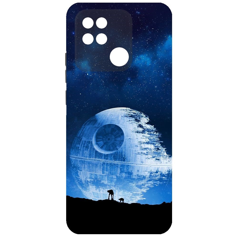 

Чехол-накладка Krutoff Soft Case Звездные Войны. Звезда смерти для Xiaomi Redmi 10C черный