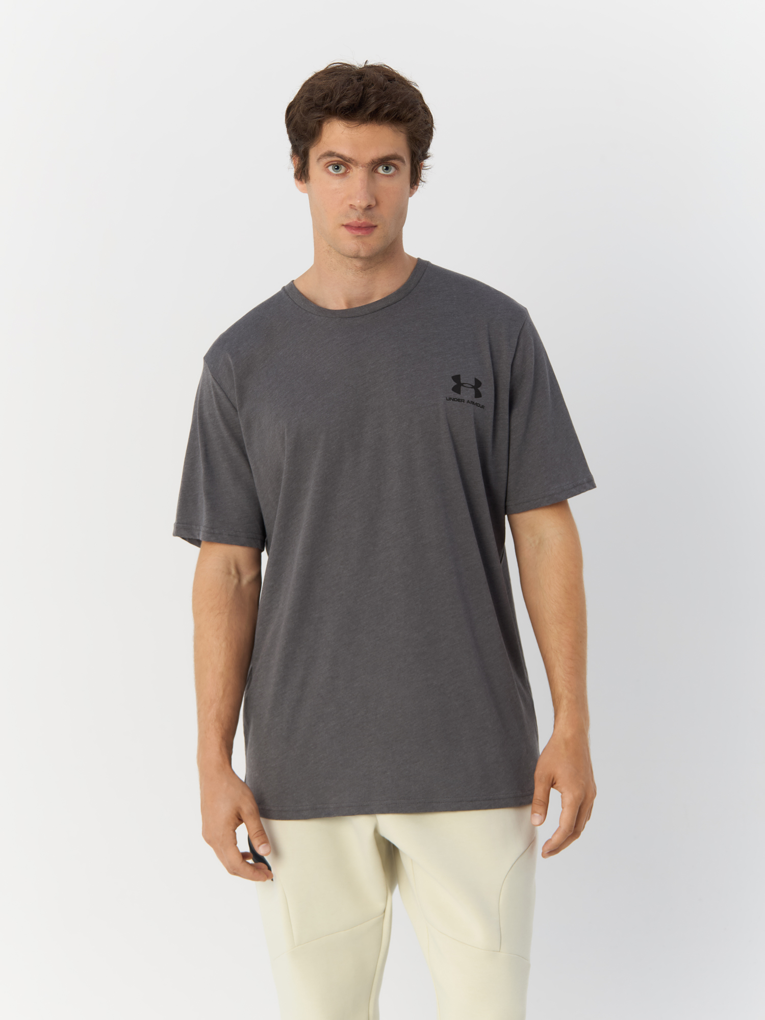 

Футболка Under Armour Sportstyle Left Chest SS мужская тёмно-серая, размер MD, 1326799, Синий, Sportstyle Left Chest SS