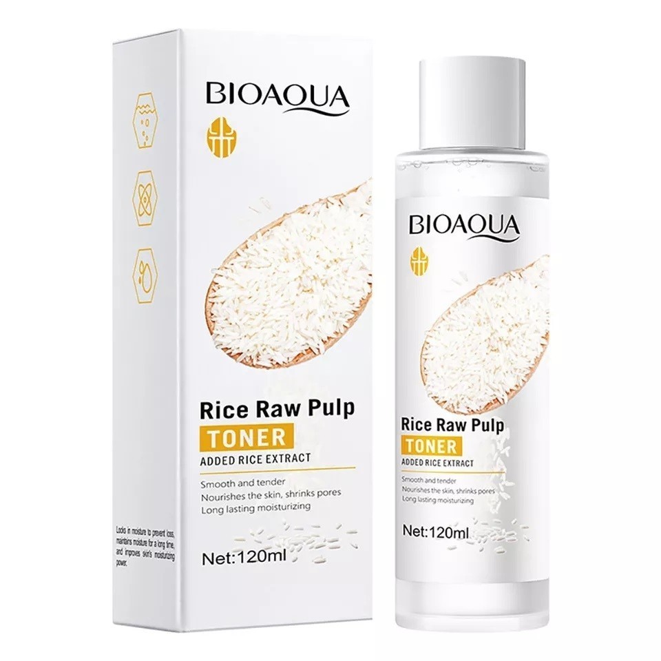 Лосьон для лица BioAqua Rice Raw Pulp Lotion с экстрактом риса 120мл