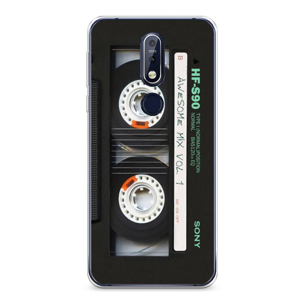 

Чехол Awog на Nokia 7.1 / Нокиа 7.1 "Кассета", 122050-10