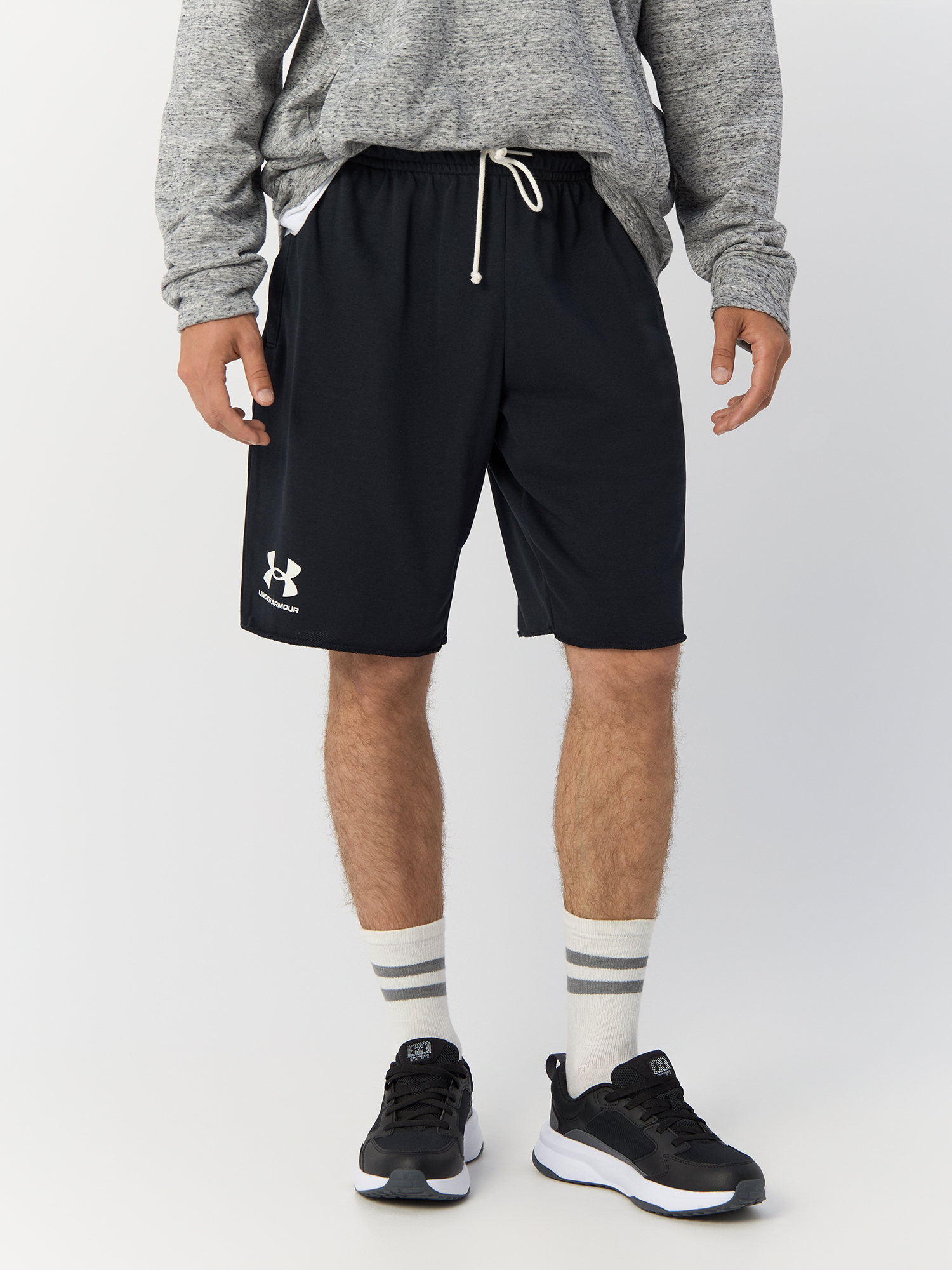 

Шорты Under Armour UA Rival Terry Short мужские, чёрные, размер LG, 1361631, Черный, Rival Terry Shorts