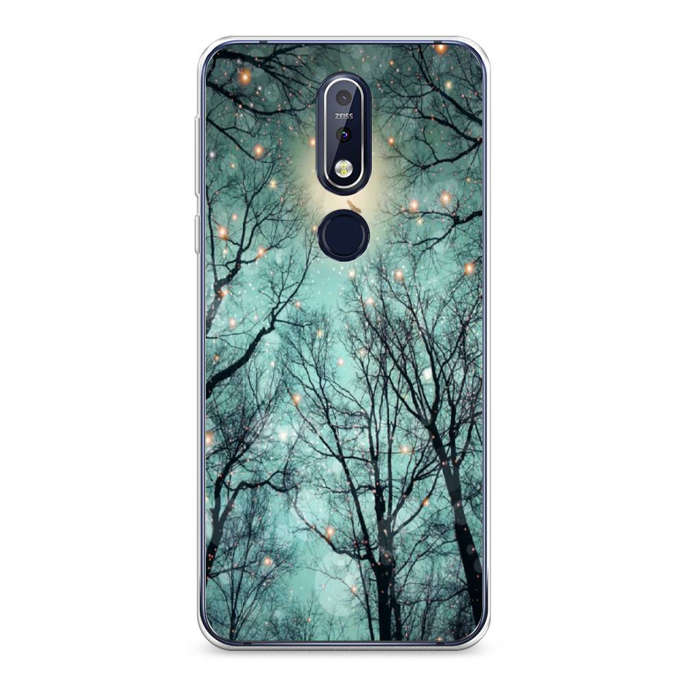 

Чехол Awog на Nokia 7.1 / Нокиа 7.1 "Лес в сумерках", 122050-4