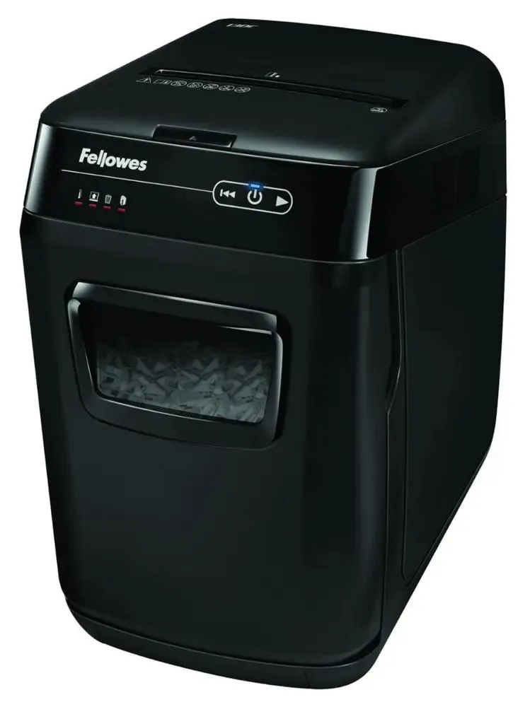 

Шредер Fellowes AutoMax 150C DIN P-4, 4х38мм, автоподача 150 листов, 32 литра, FS-46801, Черный, 150C DIN P-4