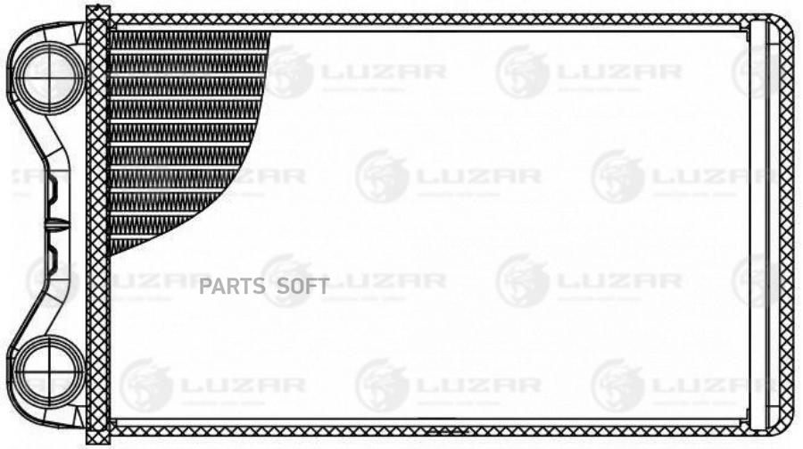 Радиатор отопителя Audi A4 (00-)/(04-) LUZAR LRh 1832