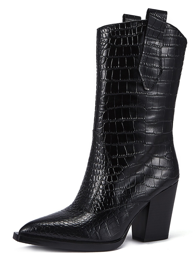 

Полусапоги женские Pierre Cardin JX24AW-69 черные 40 RU, Черный, JX24AW-69