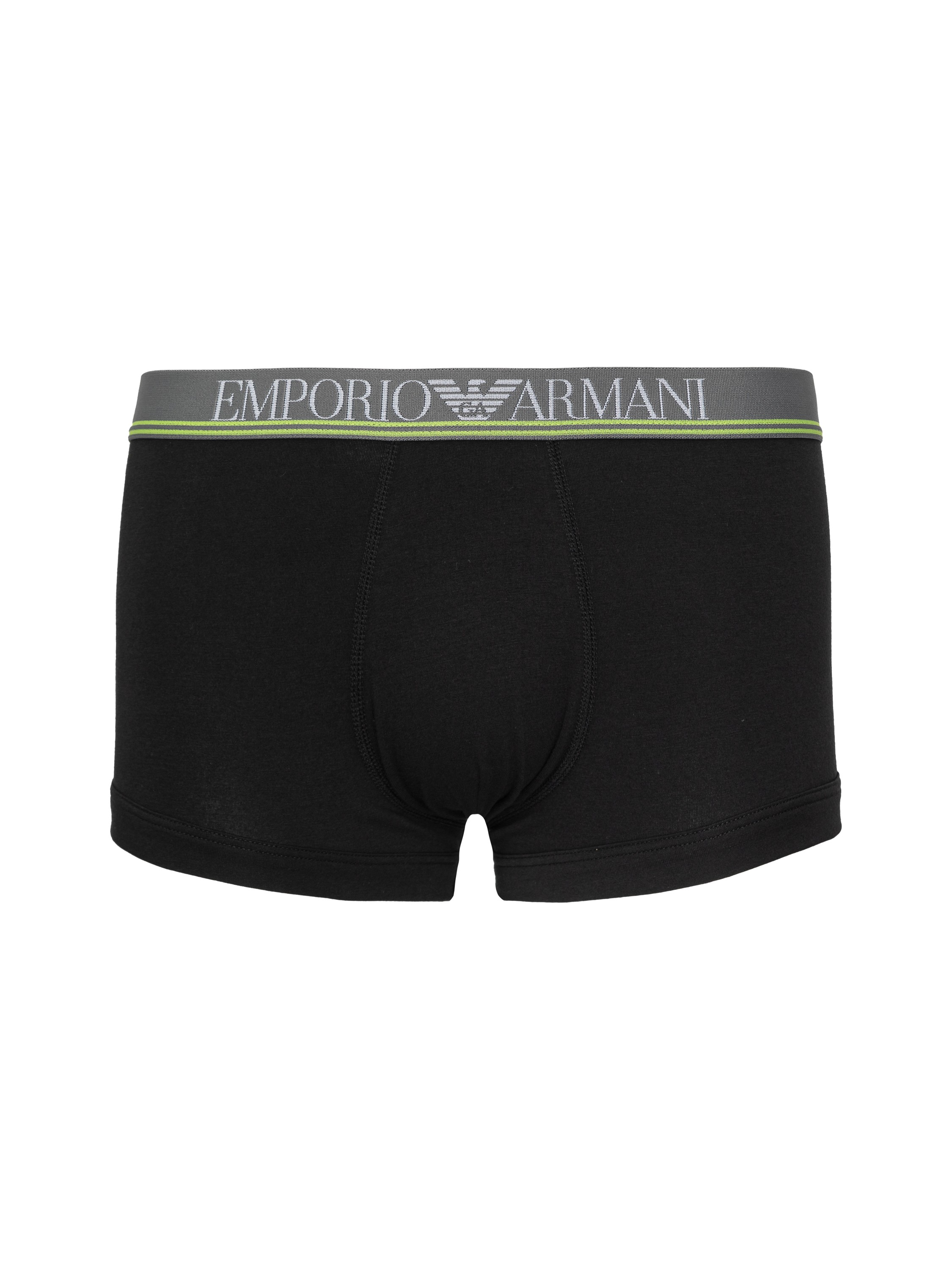

Комплект трусов мужских EA Underwear 1113572F723 черных 50 RU, Черный, 1113572F723
