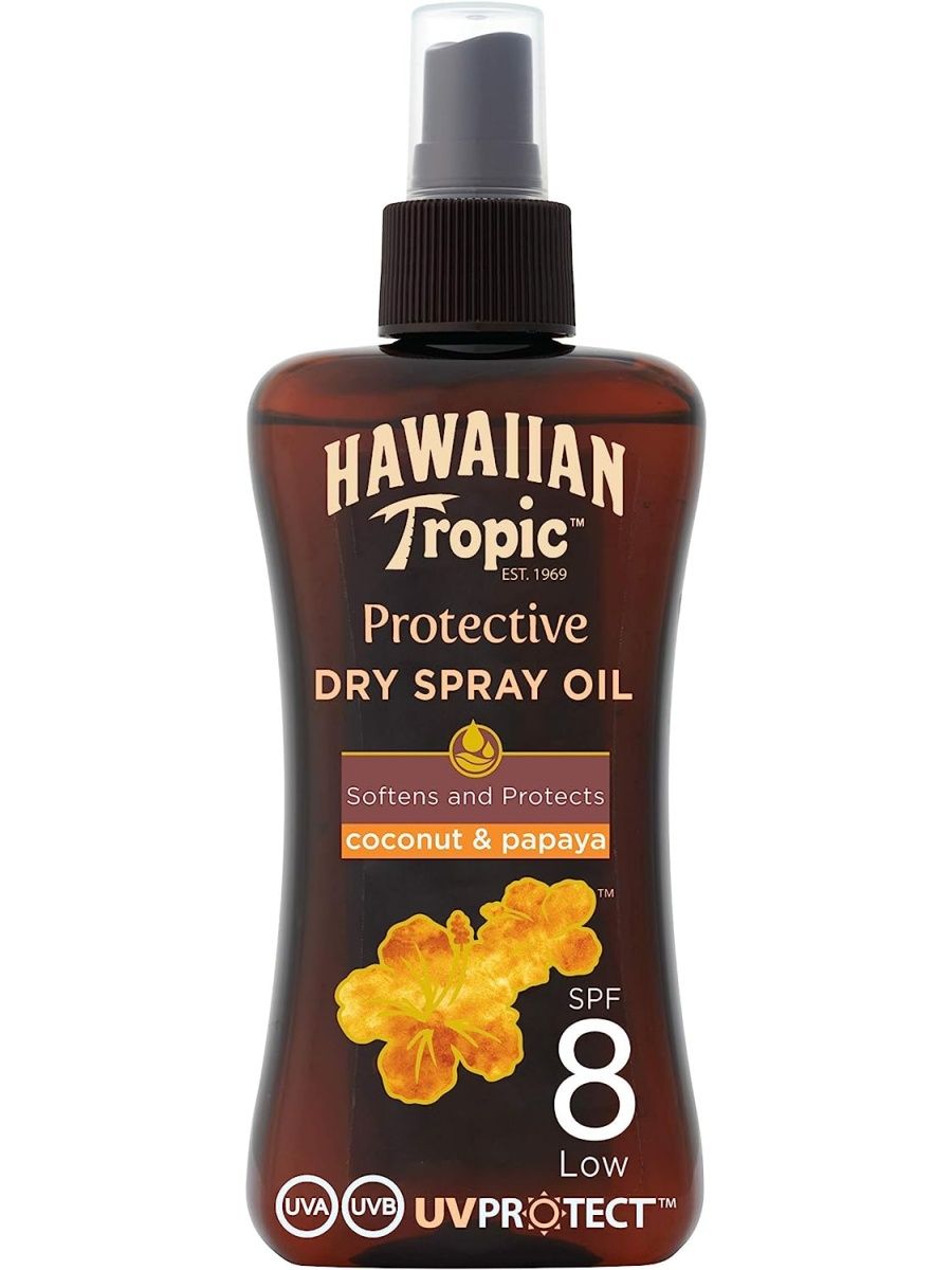 Масло для загара Hawaiian tropic Гавайское тропическое масло спрей SPF 8