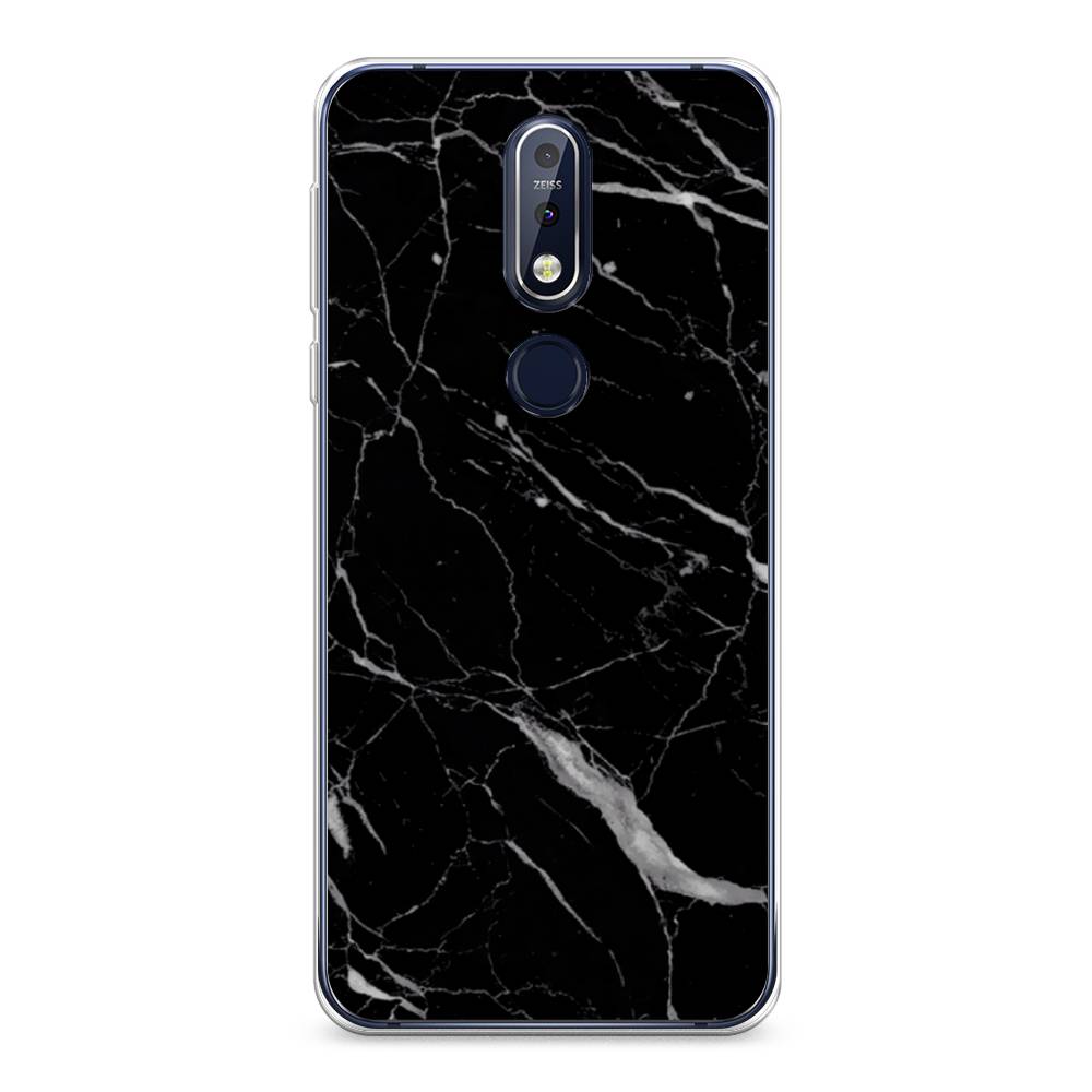 

Чехол Awog на Nokia 7.1 / Нокиа 7.1 "Черный минерал", 122050-3