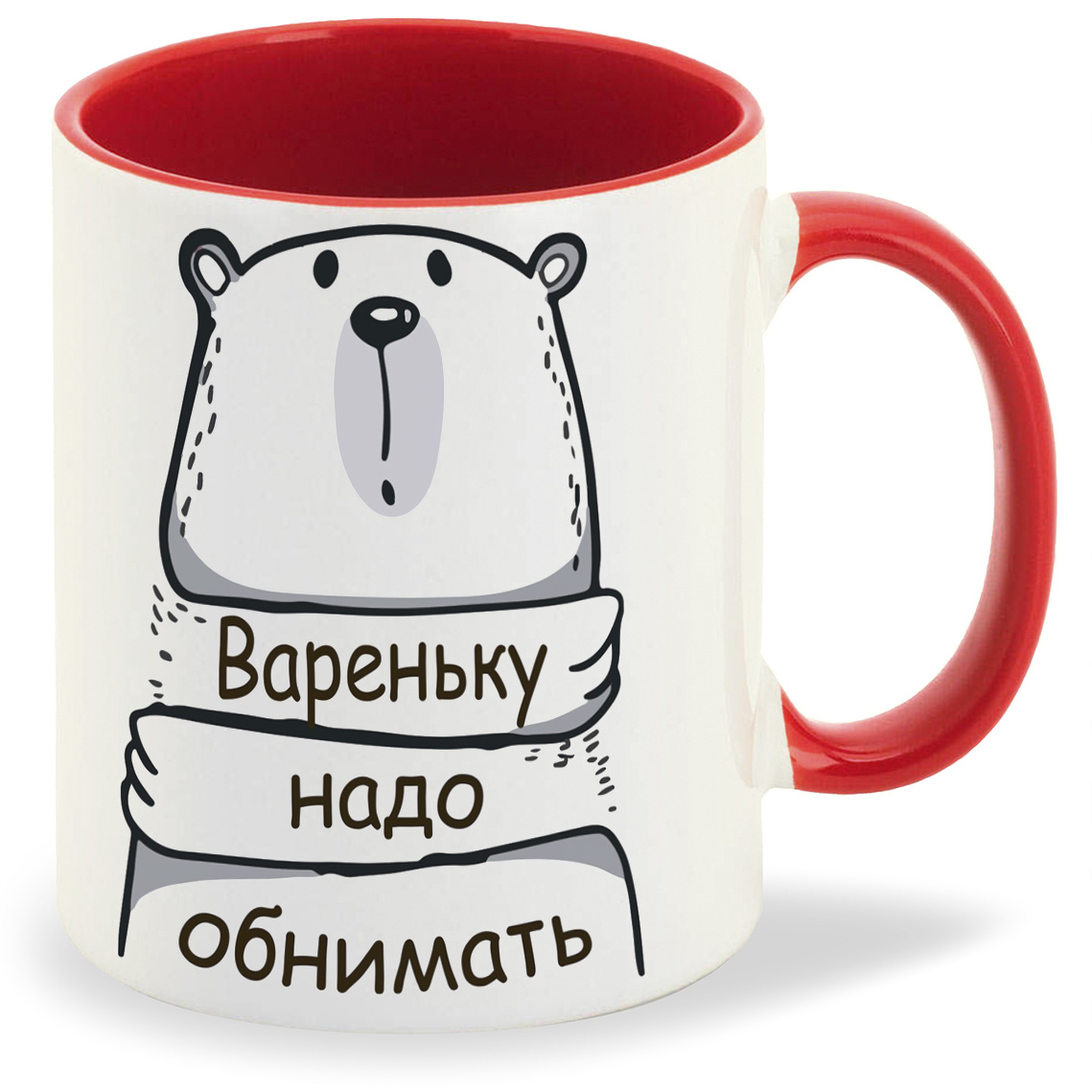 

Кружка CoolPodarok Кружка именная Вареньку надо обнимать, Кружка именная Вареньку надо обнимать
