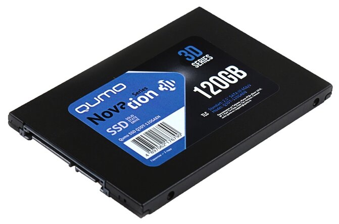 фото Ssd диск qumo novation 3d tlc q3dt-120gmcy 120 гб