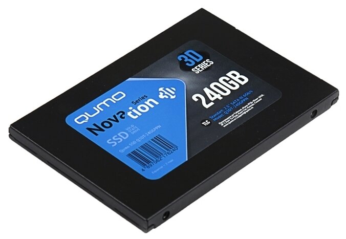 фото Ssd диск qumo novation 3d tlc q3dt-240gscy 240 гб