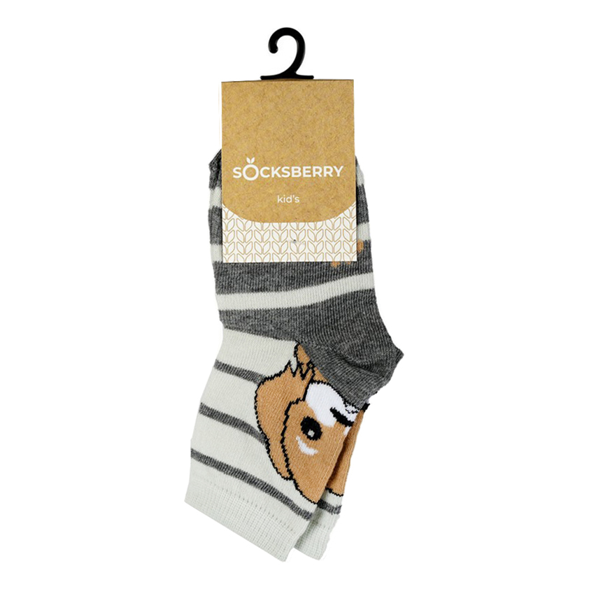 

Носки детские Socksberry, Щенок на сером, р. 14, Серый