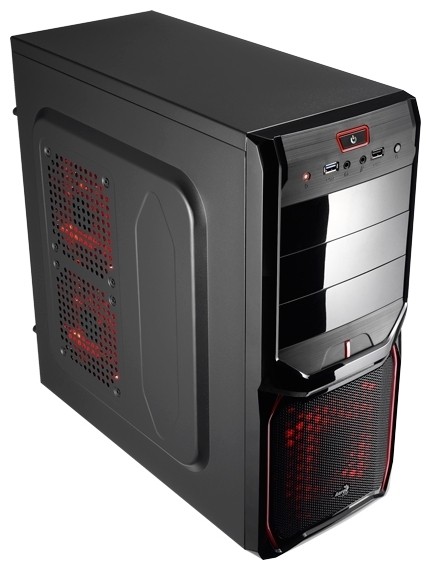 

Корпус компьютерный AeroCool V V3X Advance Devil Red Edition Red/Black, PGS (Performing Game System) V V3X Advance Devil Red Edition Black