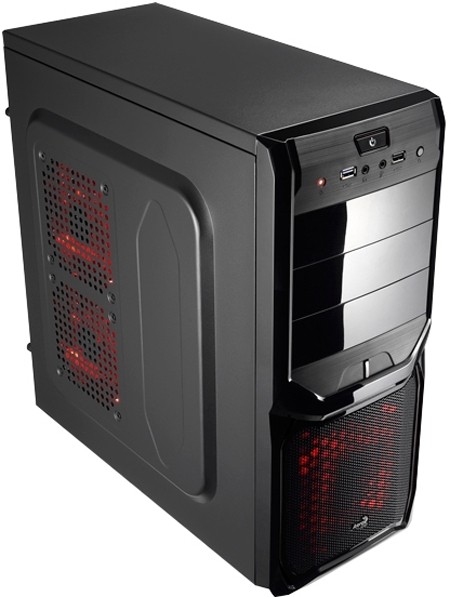 фото Корпус компьютерный aerocool v v3x advance black edition black