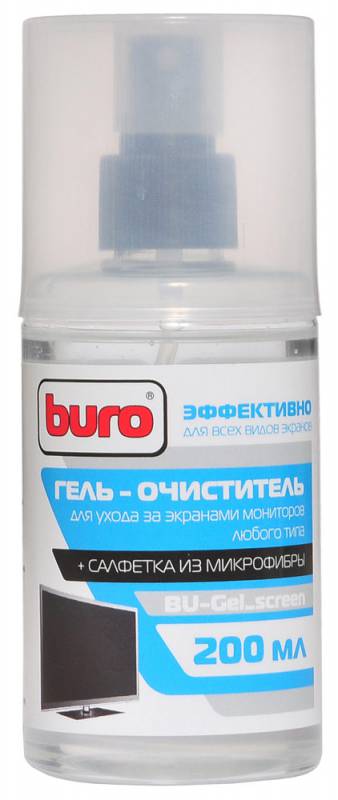 фото Чистящее средство buro bu-gel_screen (салфетка и гель)