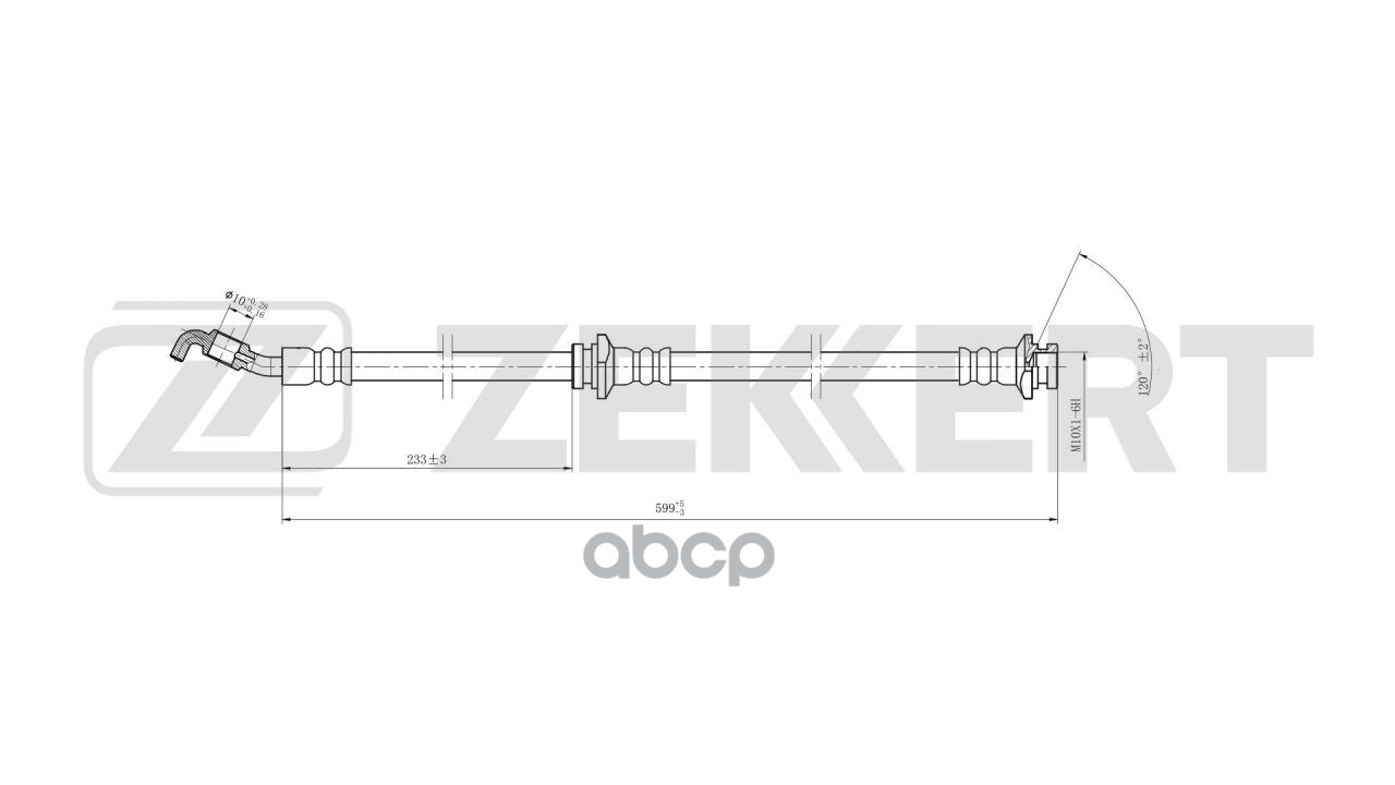 

Шланг тормозной передний левый Nissan Note (E11 NE11) 05- Micra (K12) 02-