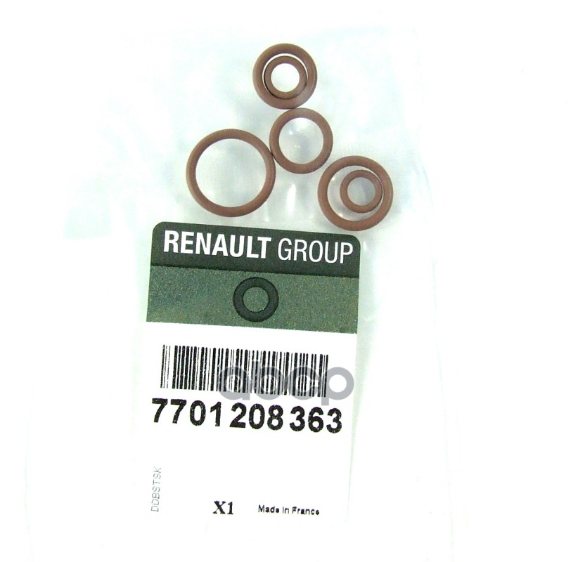 

Прокладки Компрессора Кондиционера К-Т RENAULT арт. 7701208363