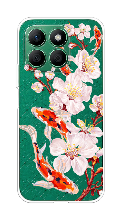 

Чехол на Honor X8B "Карпы и сакура", Оранжевый;розовый;бежевый;прозрачный, 6123250-1