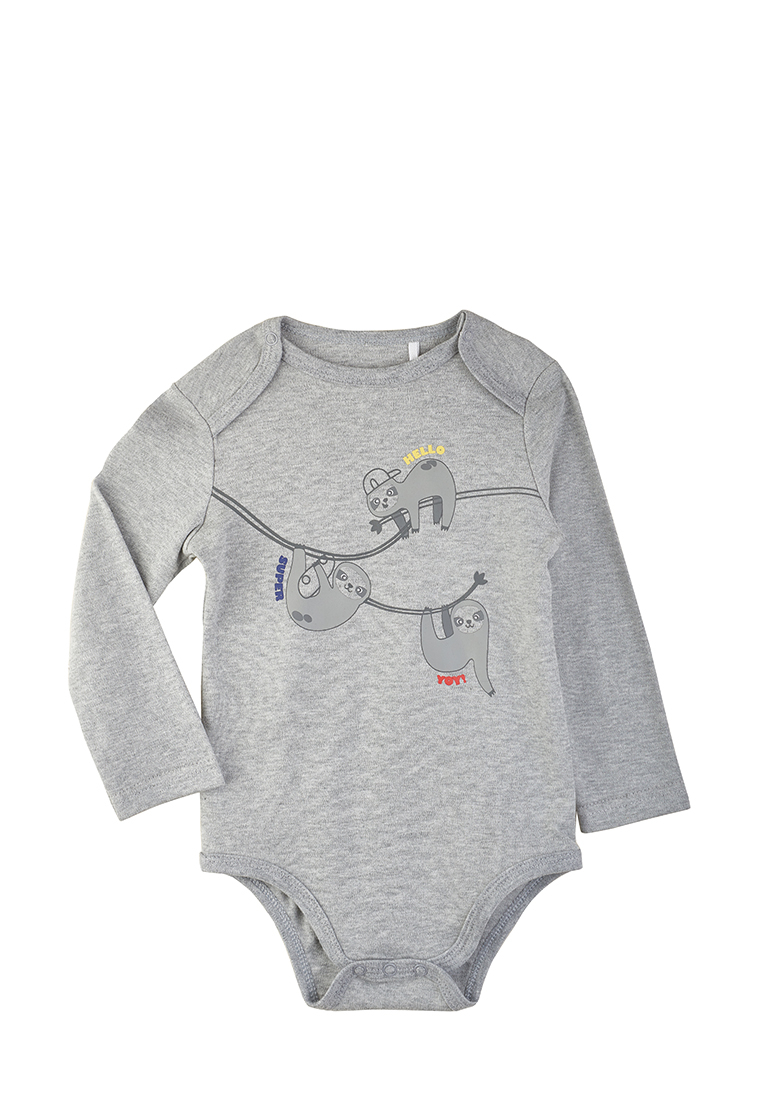 

Боди детское Kari baby SS21B00500307 светло-серый/белый р.80, Белый;серый, SS21B00500307