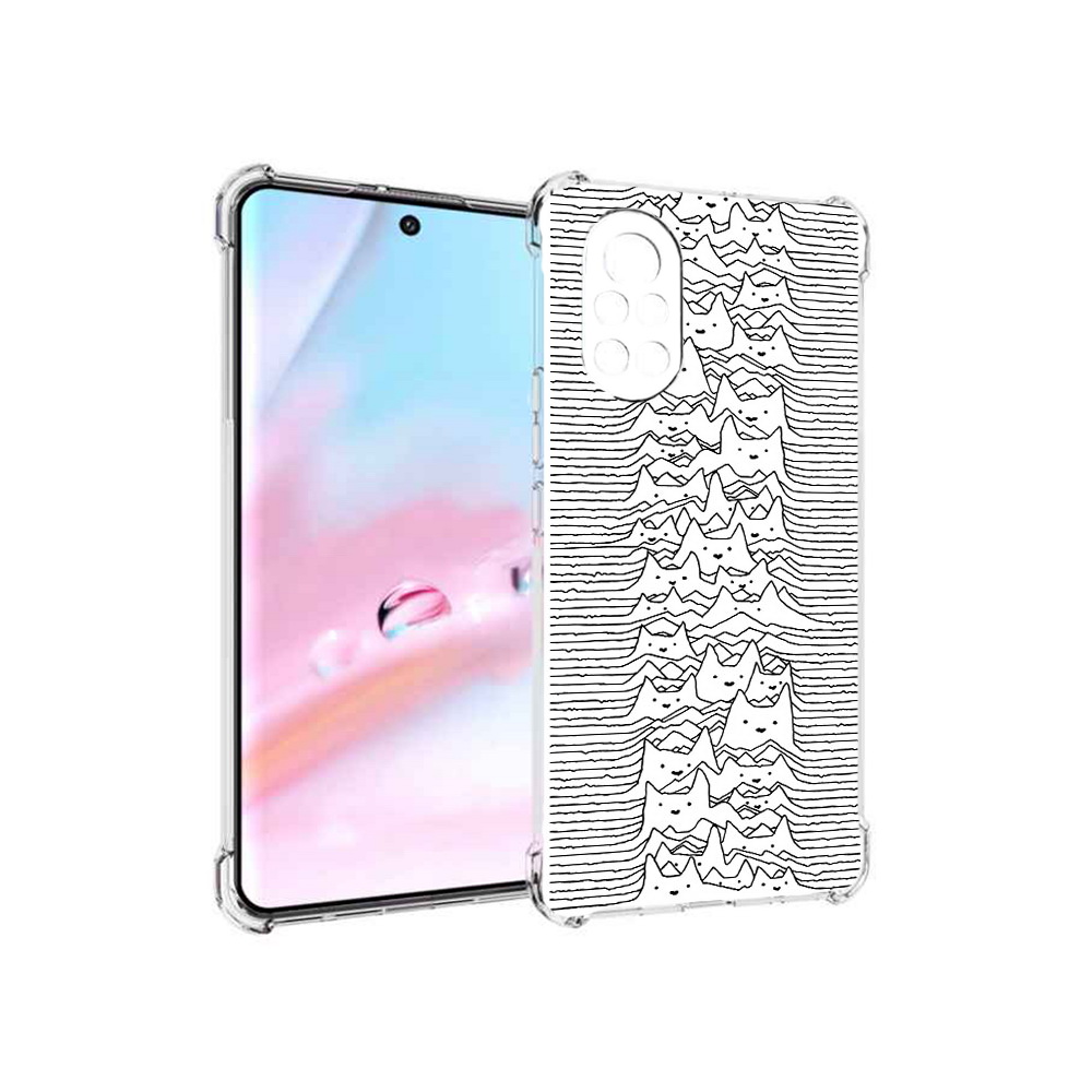 

Чехол MyPads черно белые коты 3D для Huawei Nova 8 (ANG-LX1), Прозрачный, Tocco