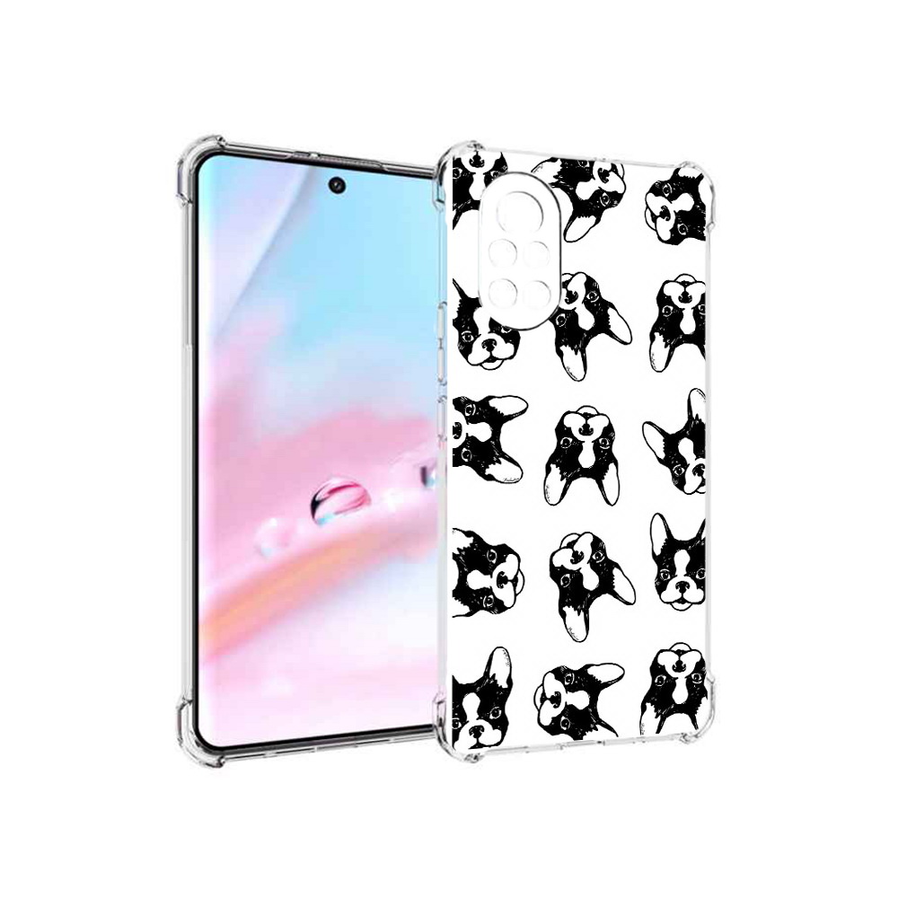 

Чехол MyPads черно белые собачки для Huawei Nova 8 (ANG-LX1), Прозрачный, Tocco
