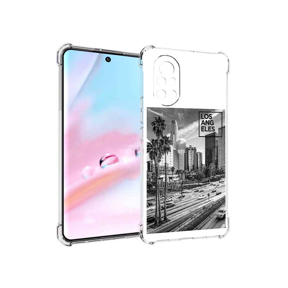 

Чехол MyPads черно белый лос анджелес для Huawei Nova 8 (ANG-LX1), Прозрачный, Tocco