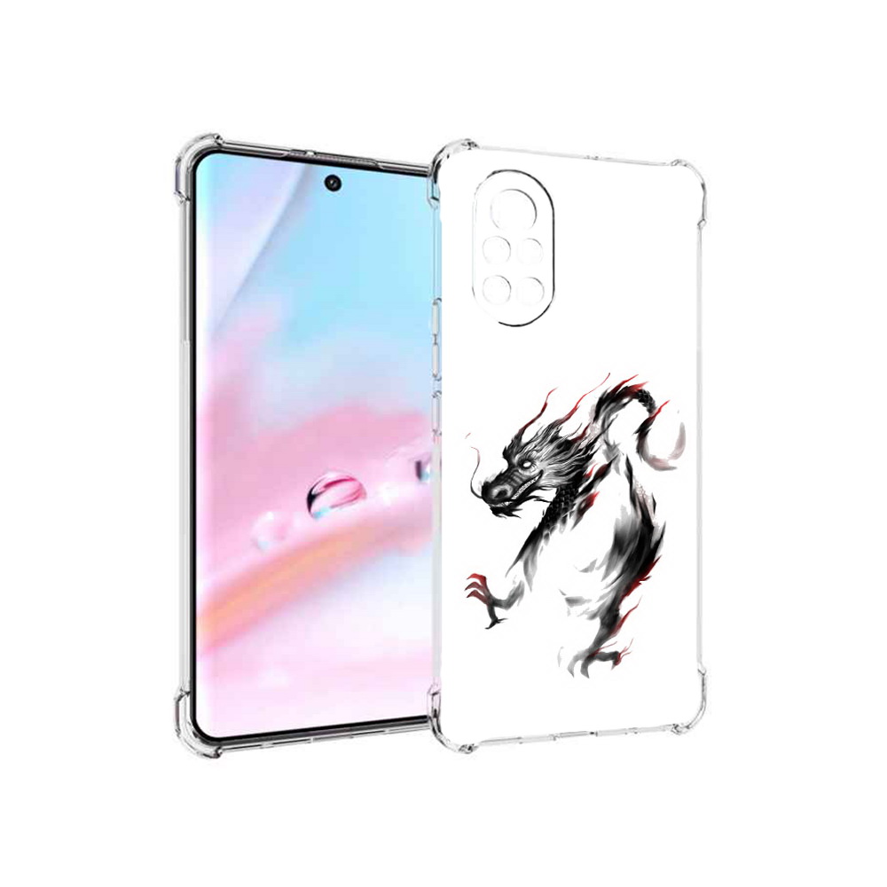 

Чехол MyPads черный дракон для Huawei Nova 8 (ANG-LX1), Прозрачный, Tocco