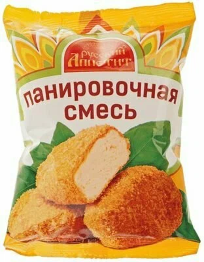 

Смесь панировочная Русский аппетит, 250 г х 12 шт, Панировочная 250 гр 12 шт