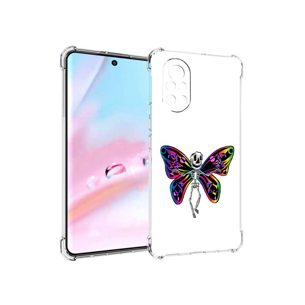 

Чехол MyPads эффект бабочки для Huawei Nova 8 (ANG-LX1), Прозрачный, Tocco