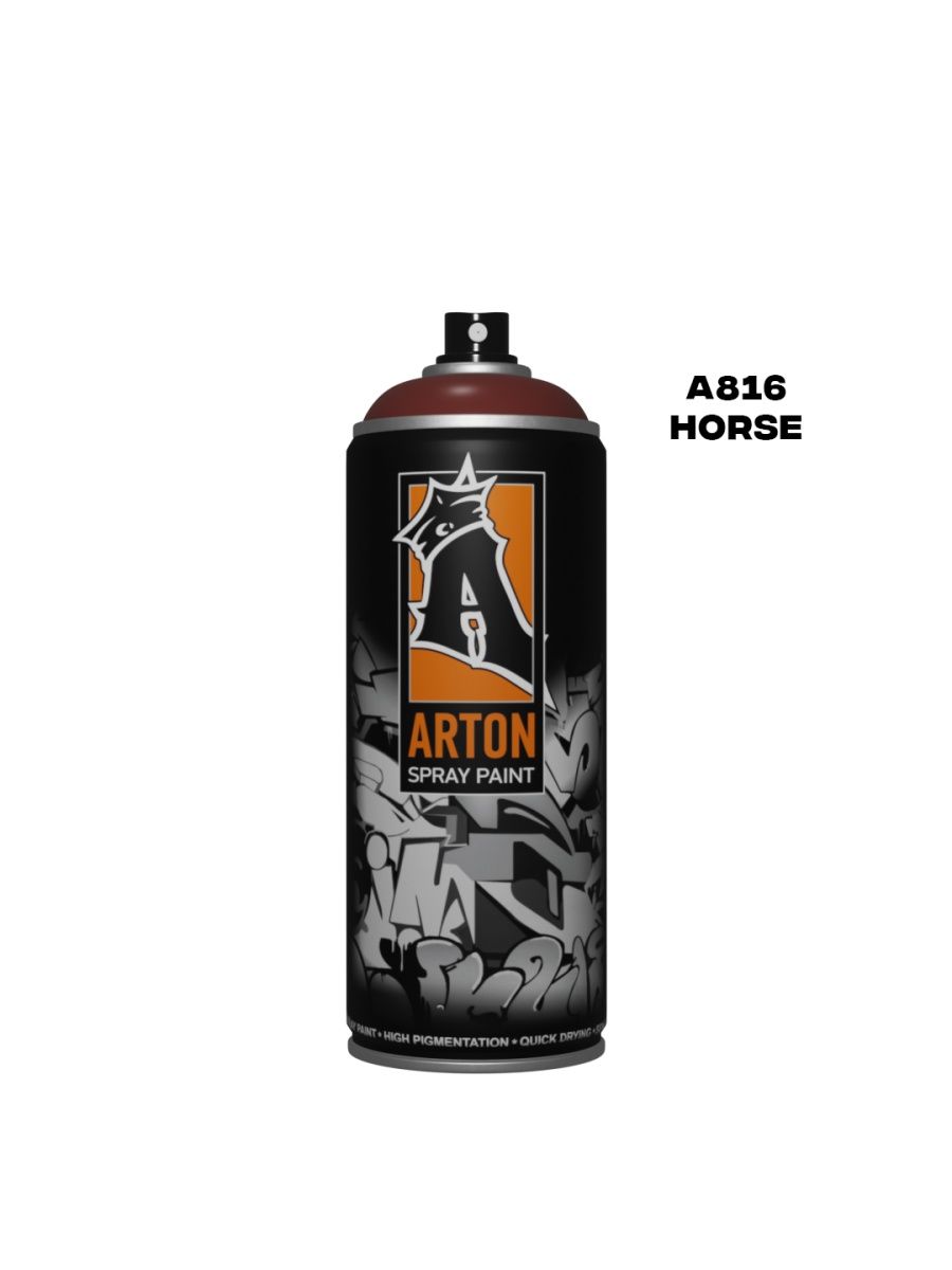 фото Аэрозольная краска arton a816 horse 520 мл коричневая