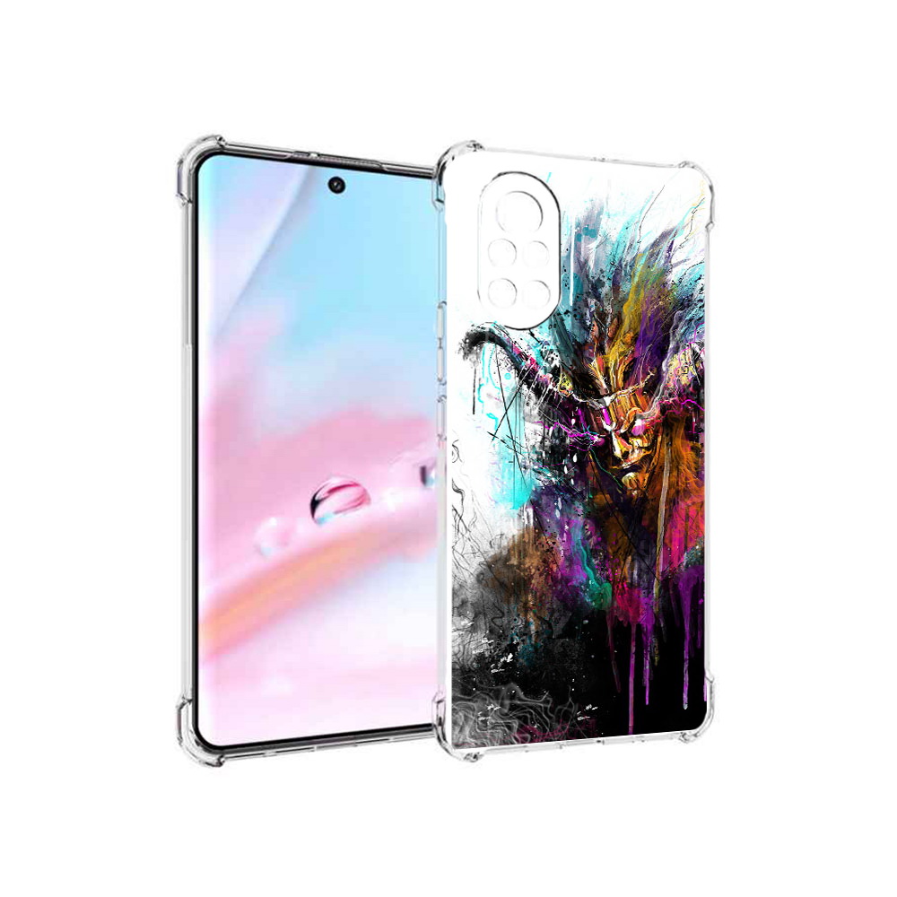 

Чехол MyPads яркий дьявол для Huawei Nova 8 (ANG-LX1), Прозрачный, Tocco