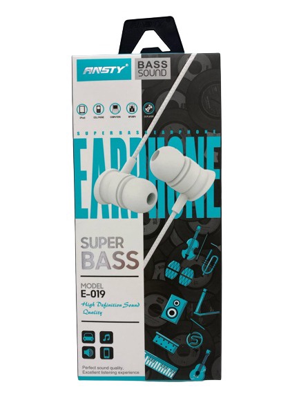 

Наушники Ansty Super BASS E-019 Black, E-019