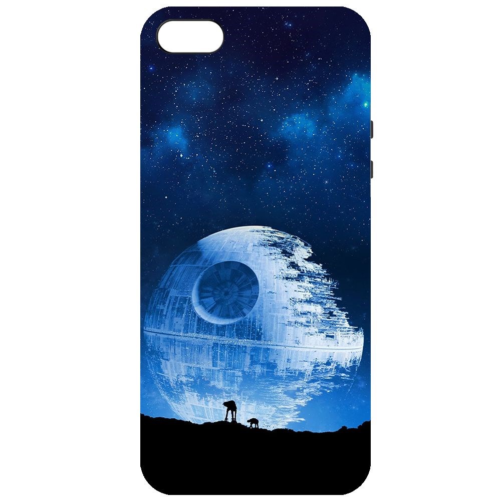 

Чехол-накладка Krutoff Soft Case Звездные Войны. Звезда смерти для iPhone 5/5s черный